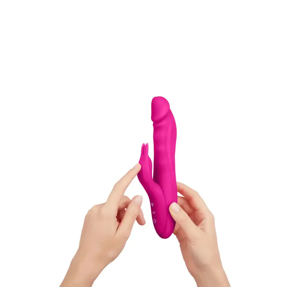 Femmefunn Silicone Pink Rechargeable Multi-speed Rabbit Vibrator