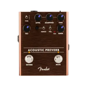 Fender Acoustic Preamp / Reverb Guitar Effects Pedal