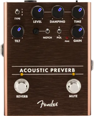 Fender Acoustic Preverb Pedal  -  Preamp/Reverb