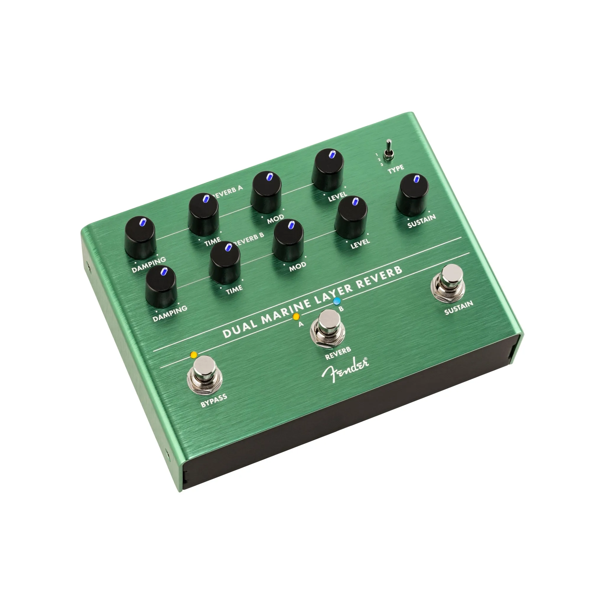 Fender Dual Marine Layer Reverb Guitar Effects Pedal