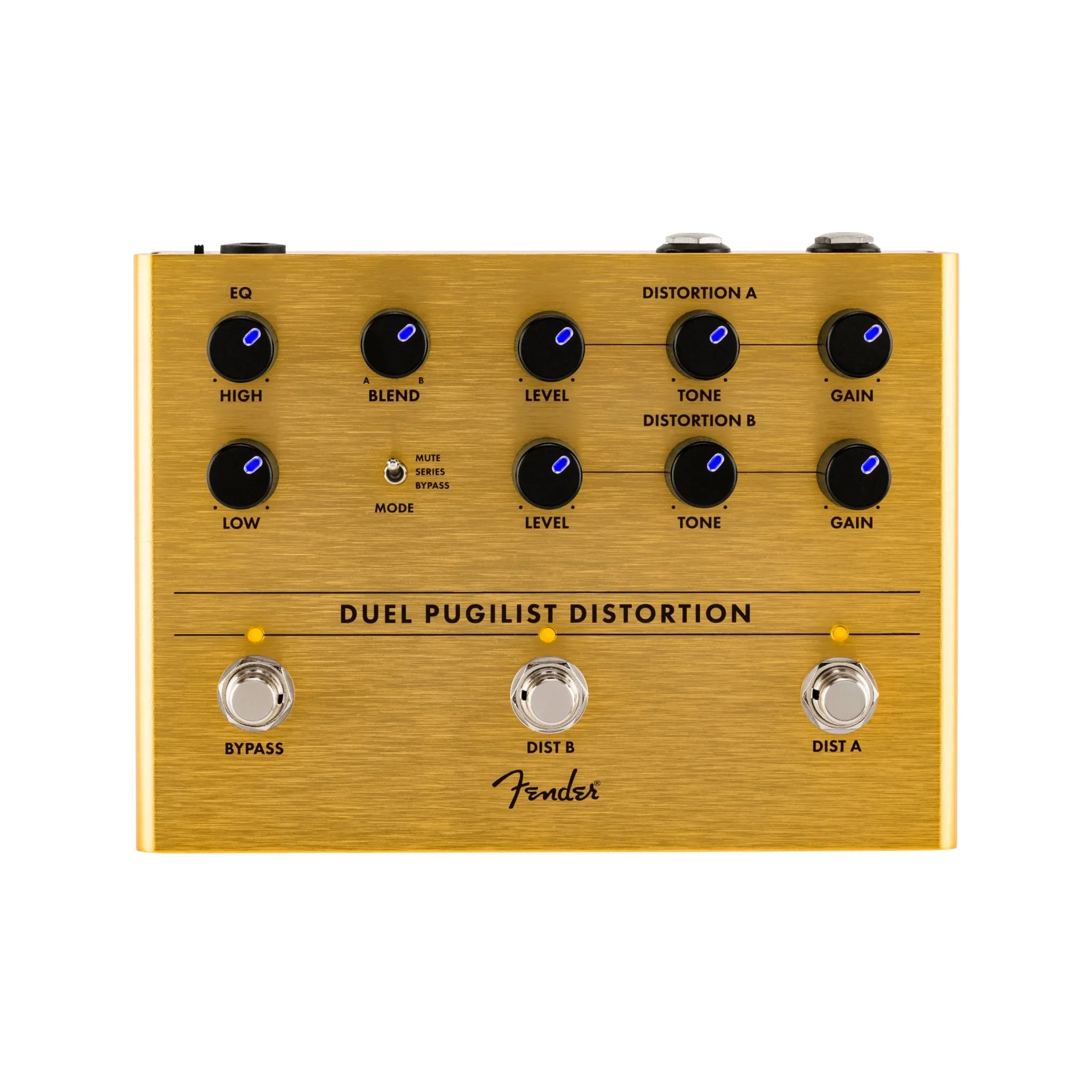 Fender Dual Puglist Distortion Guitar Effects Pedal (B-Stock)