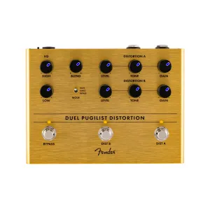 Fender Dual Puglist Distortion Guitar Effects Pedal (B-Stock)