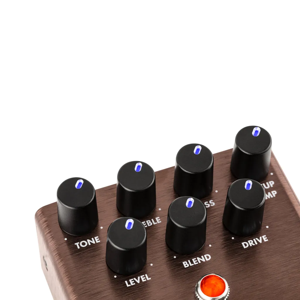 Fender Smolder Acoustic Overdrive Guitar Effects Pedal