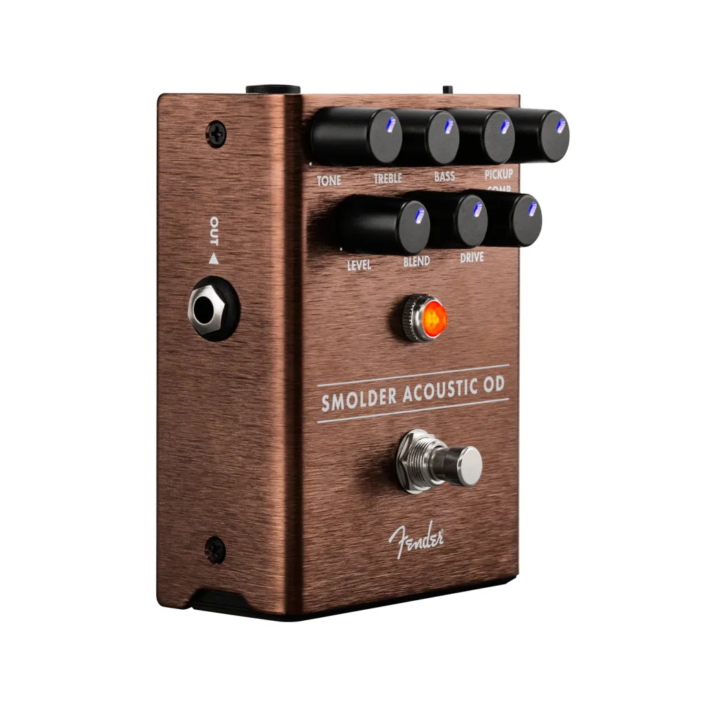 Fender Smolder Acoustic Overdrive Guitar Effects Pedal