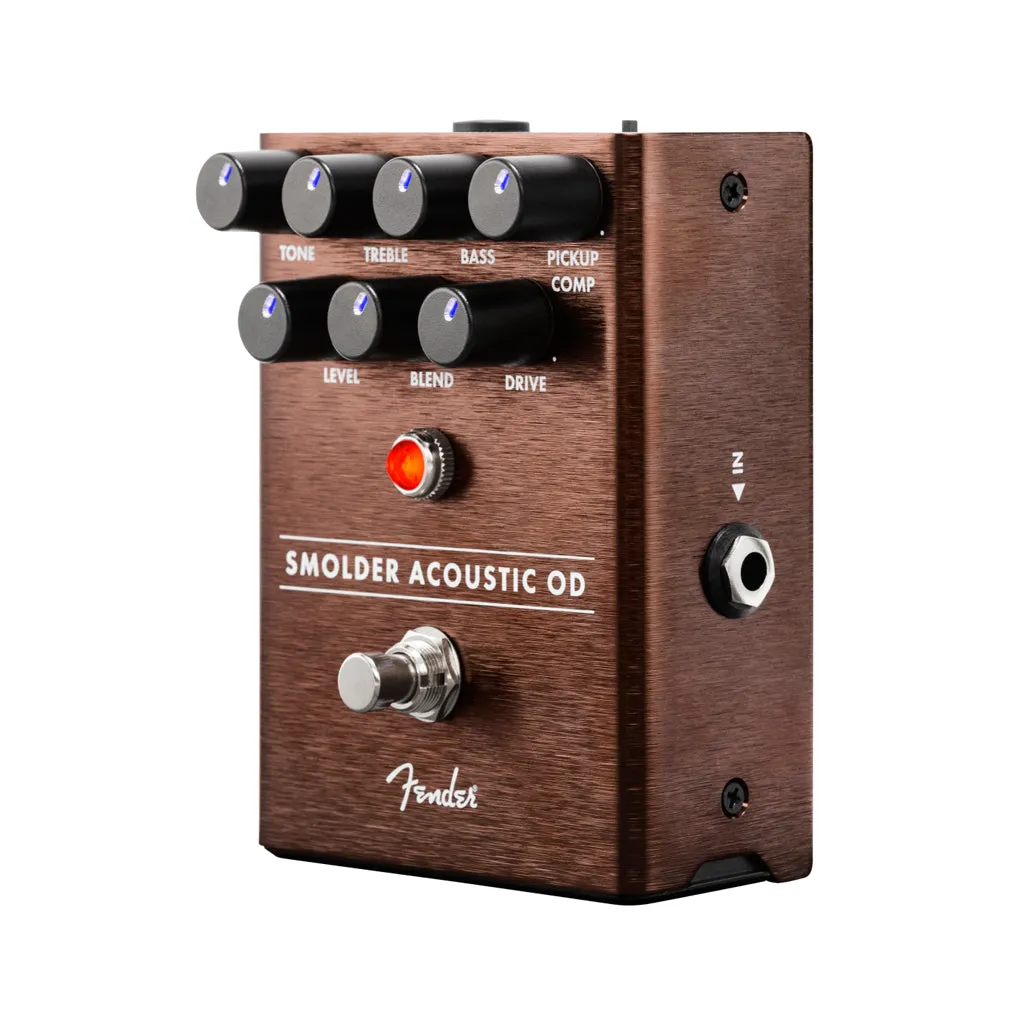 Fender Smolder Acoustic Overdrive Guitar Effects Pedal
