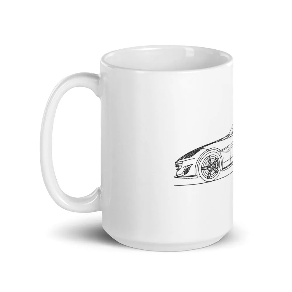 Ferrari Portofino Silhouette Mug