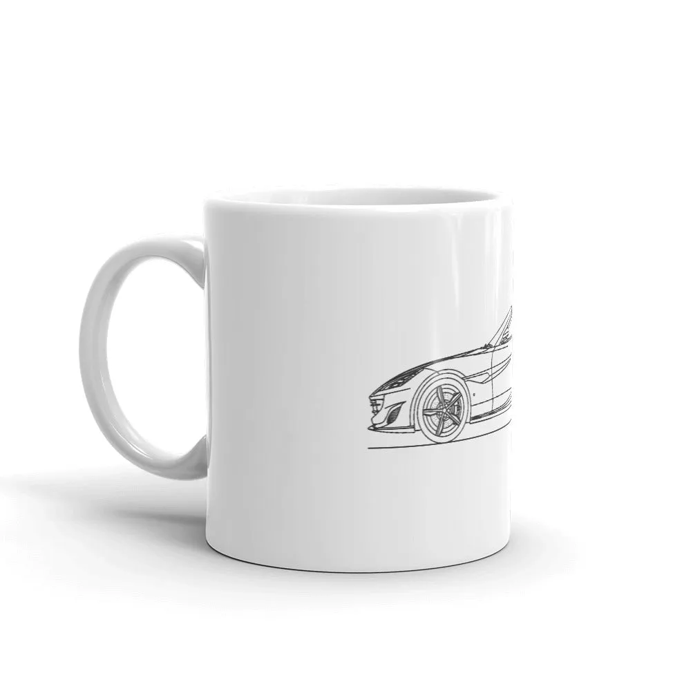 Ferrari Portofino Silhouette Mug