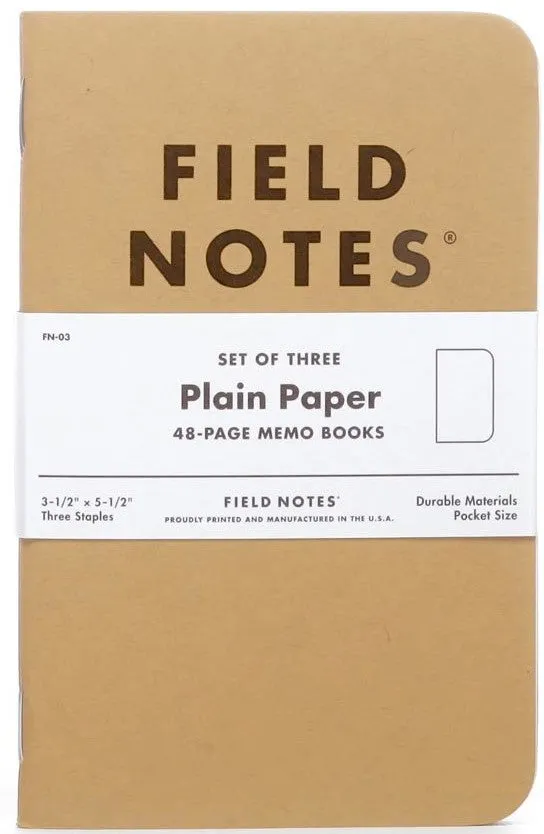 Field Notes Original Kraft Notebook