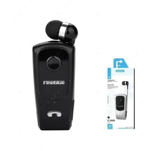 Fineblue F920 Wireless Earphone Bluetooth Headset Ears in Lotus with Wire Clip Heaphones Handsfree Earbuds Retractable Earphones