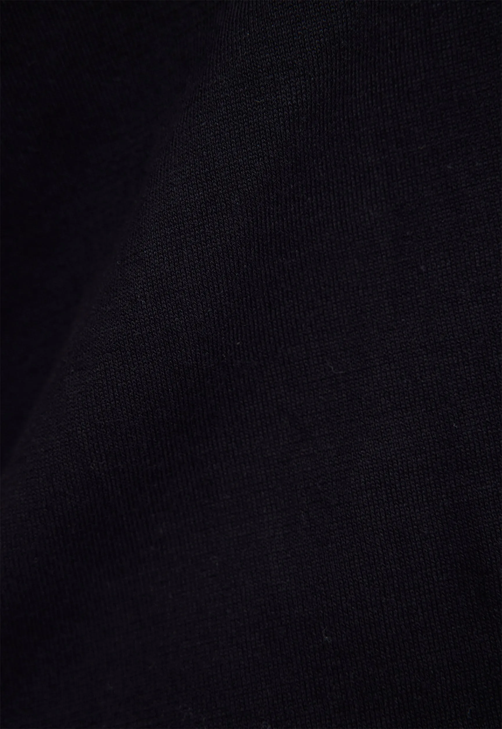 Finn Sea Island Cotton Sweater - Black