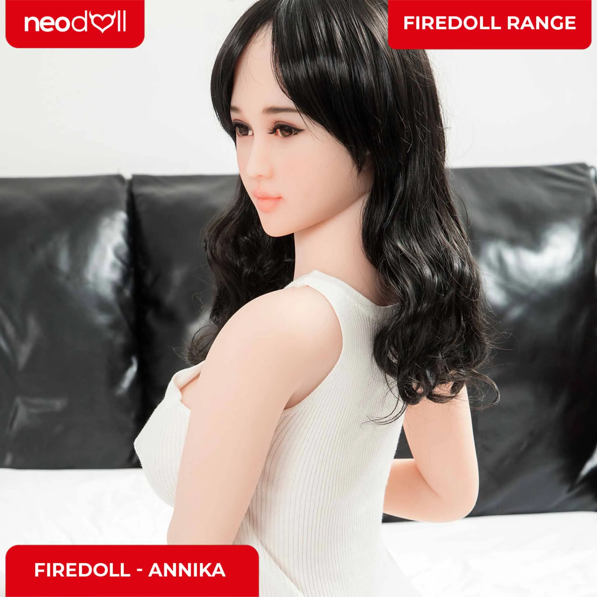 Fire Doll - Annika - Realistic Sex Doll - Tongue included - 156cm - Natural