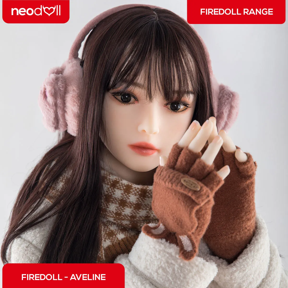 Fire Doll - Aveline - Realistic Sex Doll - Tongue  included158cm - Natural