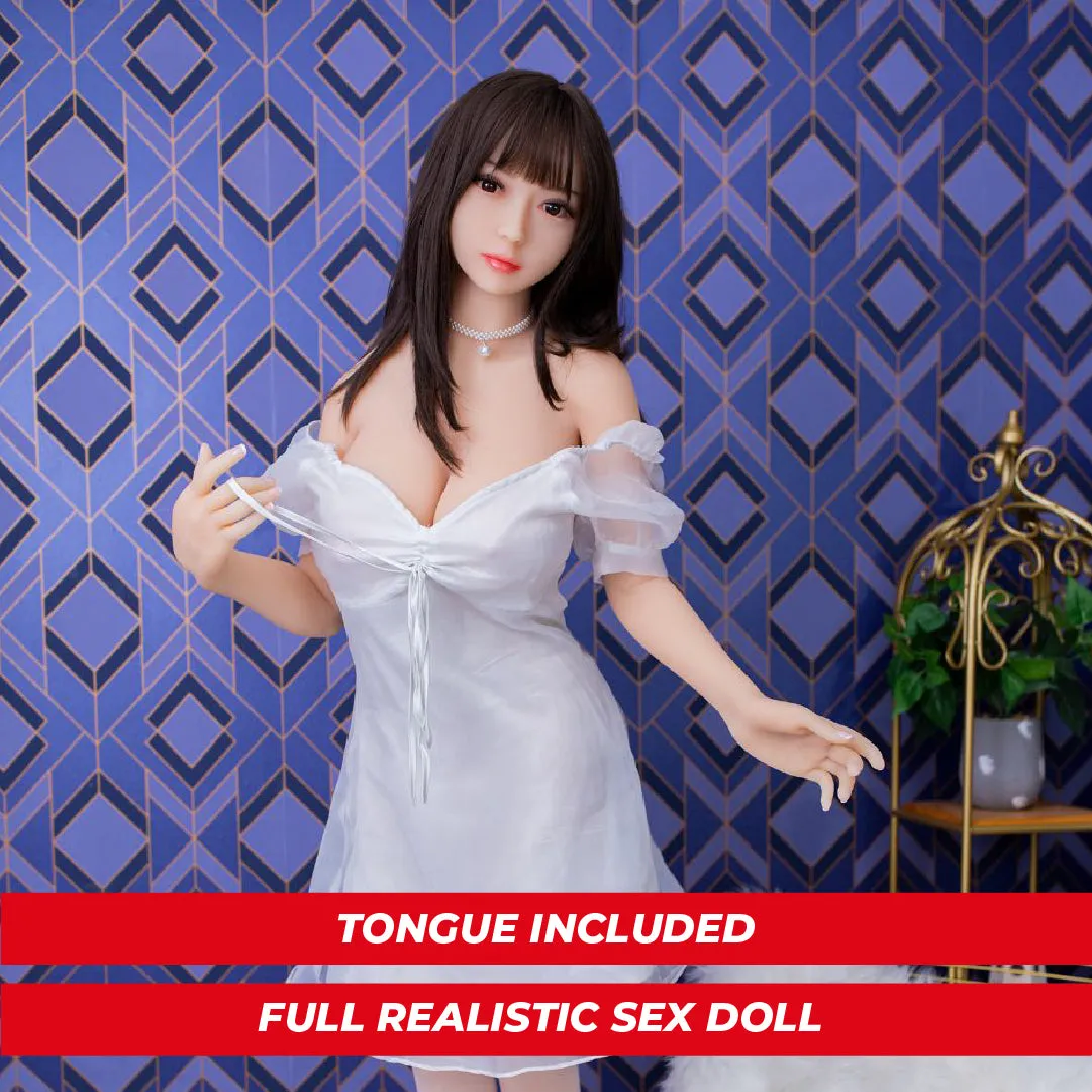 Fire Doll - Claudia - Realistic Sex Doll - Tongue included - 161cm - Natural