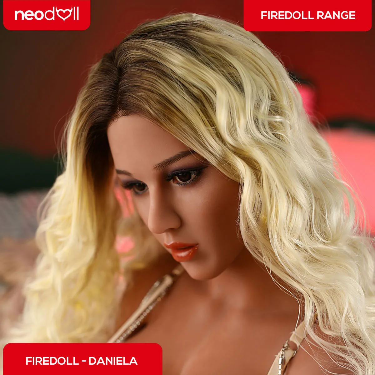 Fire Doll - Daniela - Realistic Sex Doll - Tongue included - 156cm - Light Tan