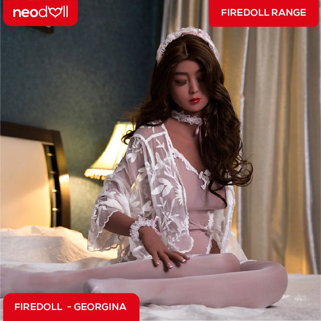 Fire doll - Georgina - Realistic Sex Doll - Tongue included - 163cm - Light Tan