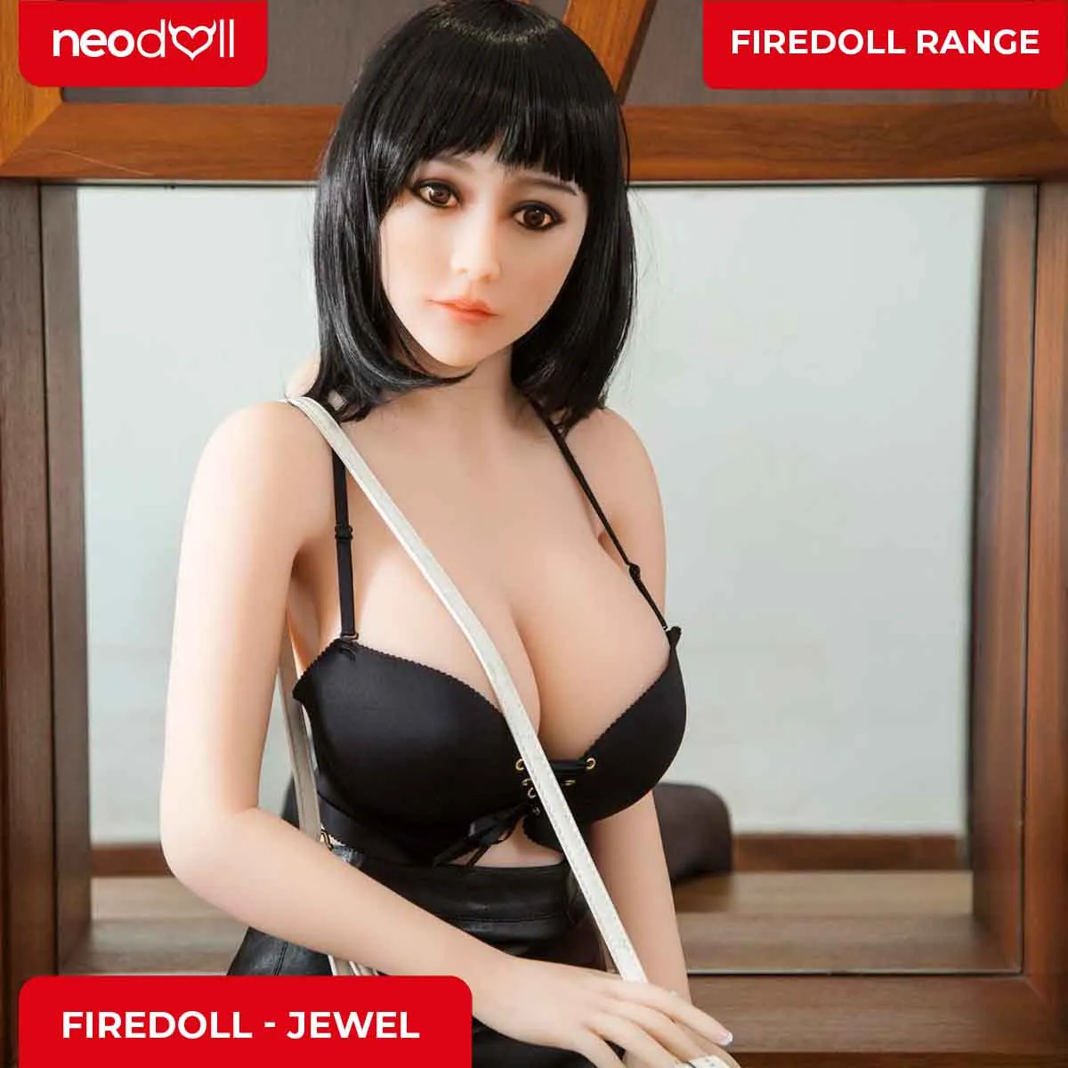 Fire Doll - Jewel- Realistic Sex Doll - Tongue included- 156cm - Natural