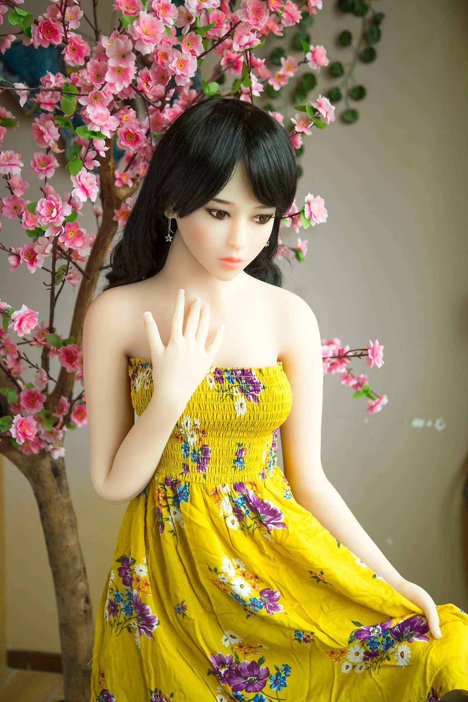 Fire Doll - Kally - Realistic Sex Doll - Tongue included - 157cm - Natural