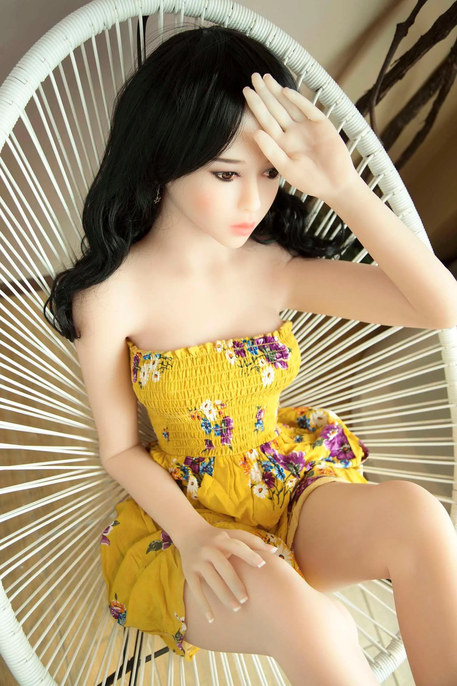Fire Doll - Kally - Realistic Sex Doll - Tongue included - 157cm - Natural