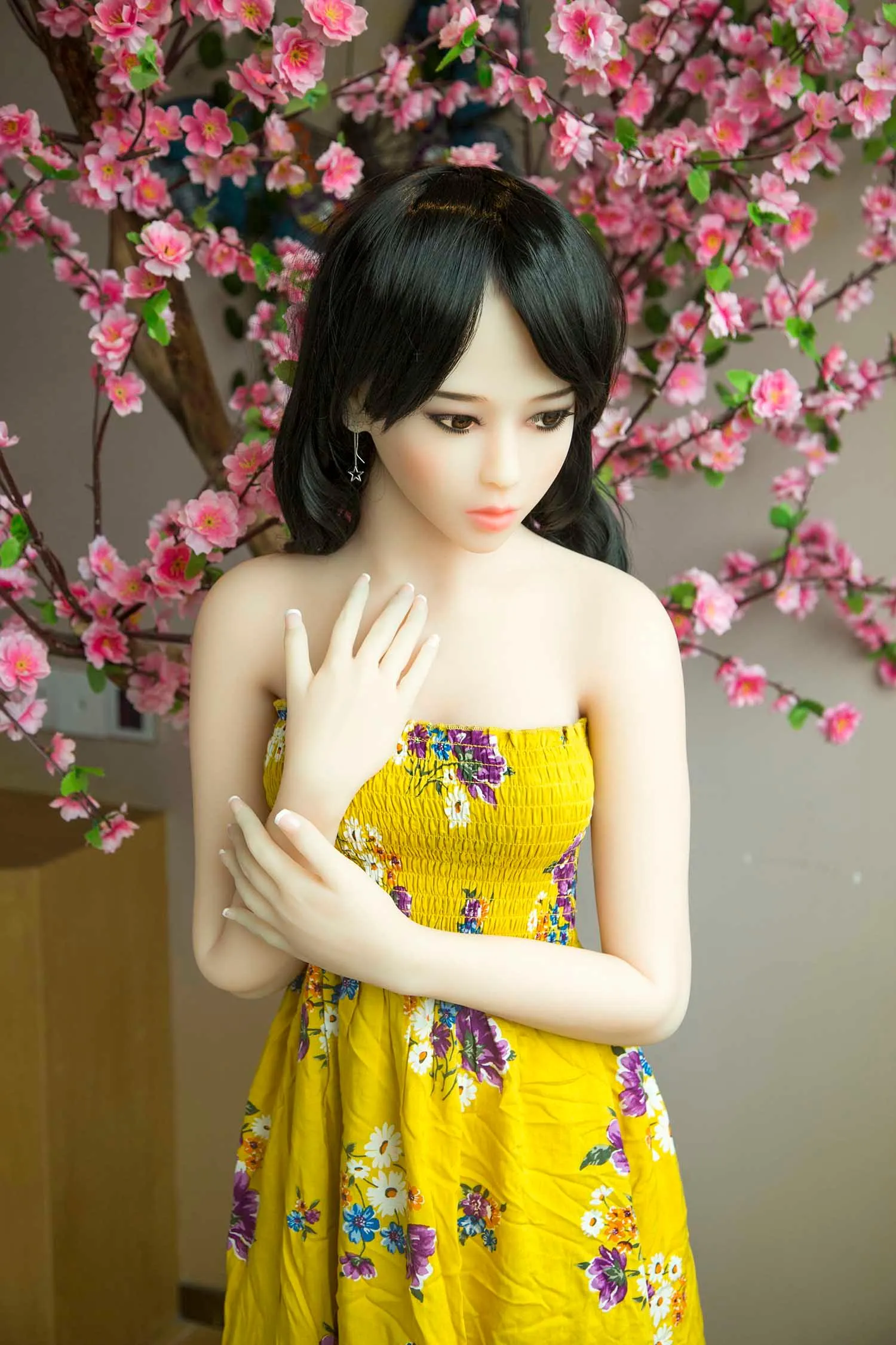 Fire Doll - Kally - Realistic Sex Doll - Tongue included - 157cm - Natural