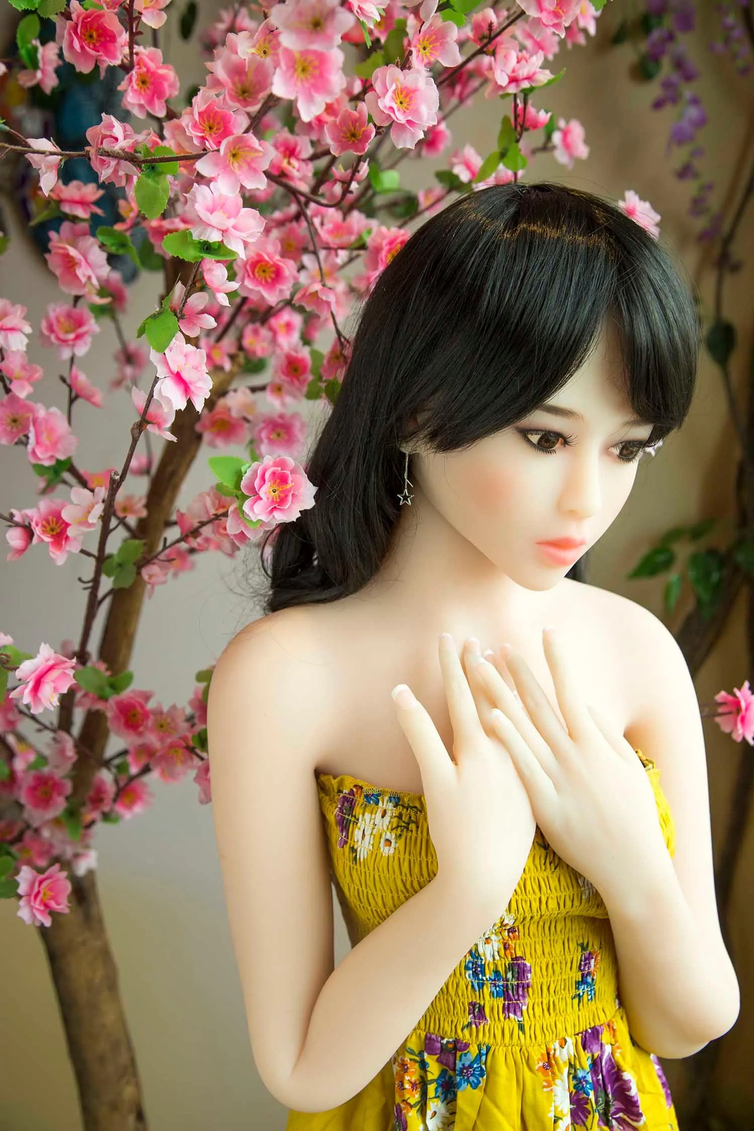 Fire Doll - Kally - Realistic Sex Doll - Tongue included - 157cm - Natural