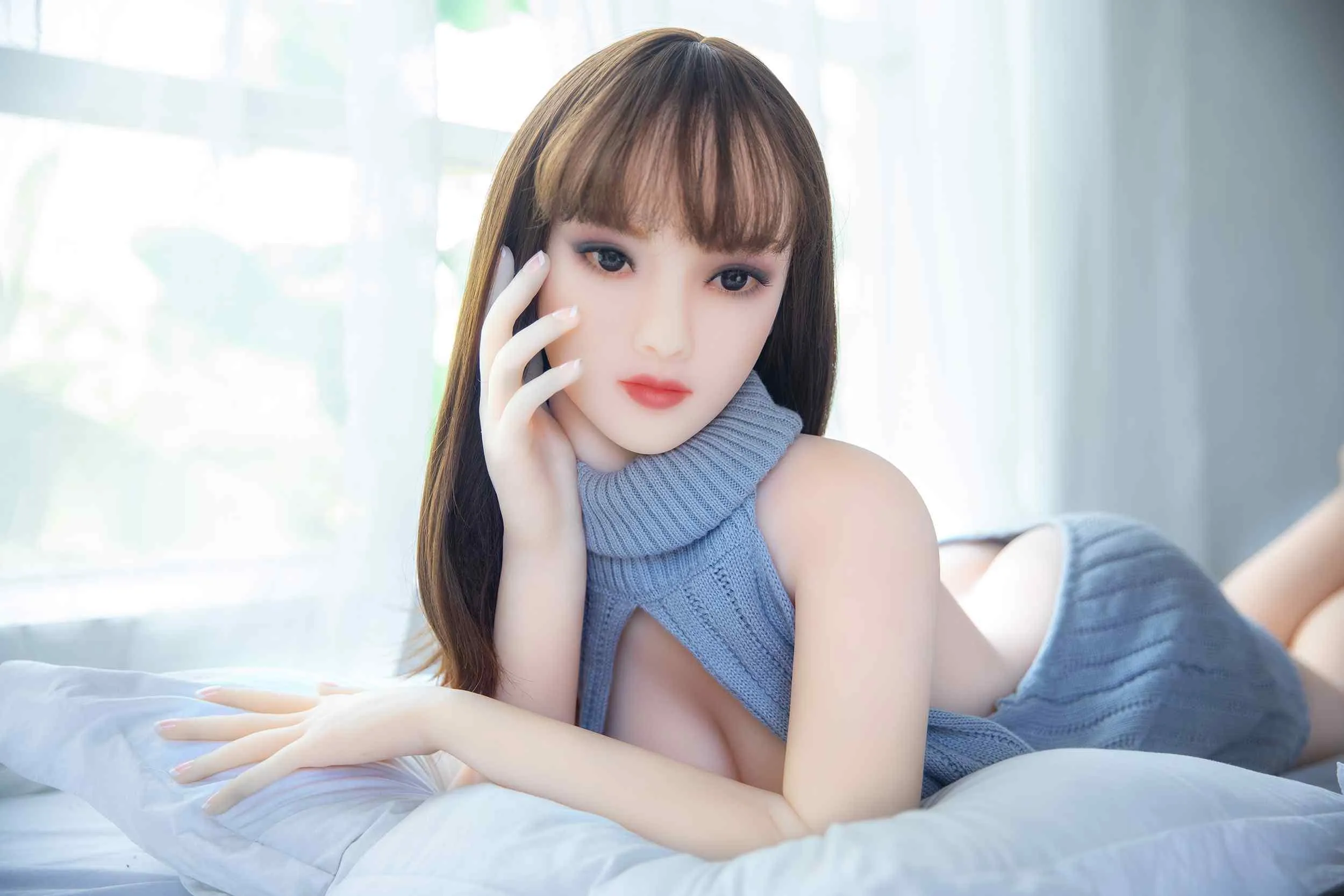 Fire Doll - Karida - Realistic Sex Doll - Tongue included - 158cm - Natural