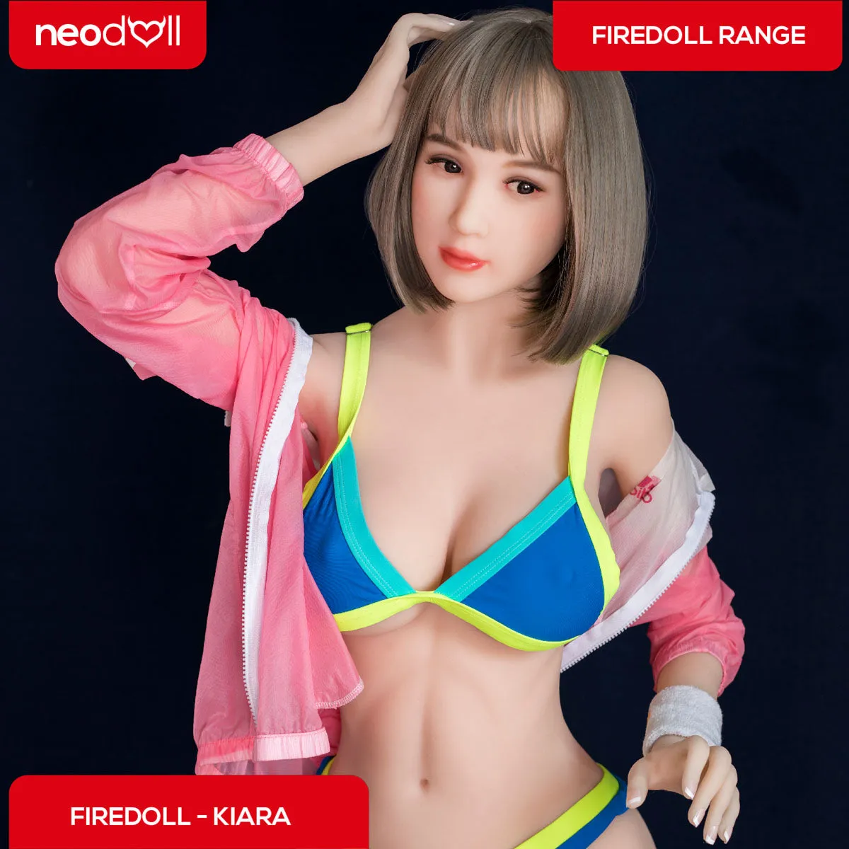 Fire Doll - Kiara - Realistic Sex Doll - Tongue included - 165cm - Natural