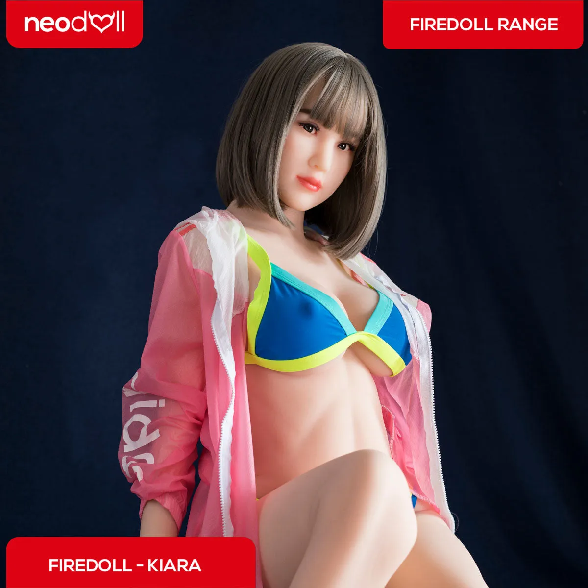 Fire Doll - Kiara - Realistic Sex Doll - Tongue included - 165cm - Natural