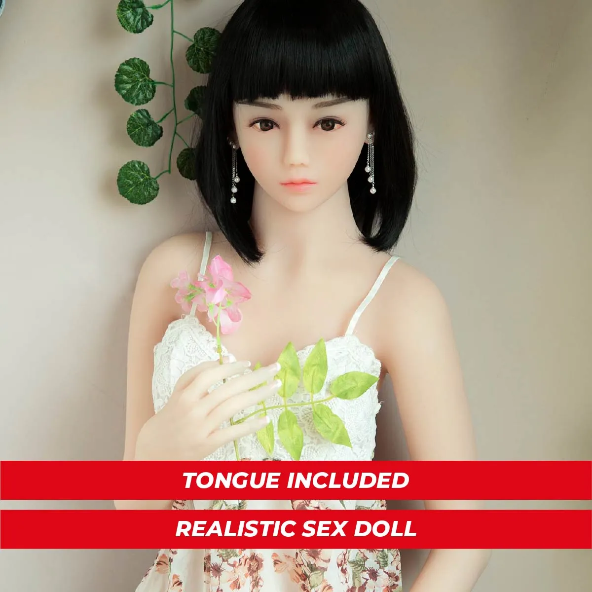 Fire Doll - Kicki - Realistic Sex Doll - Tongue included - 157cm - Natural