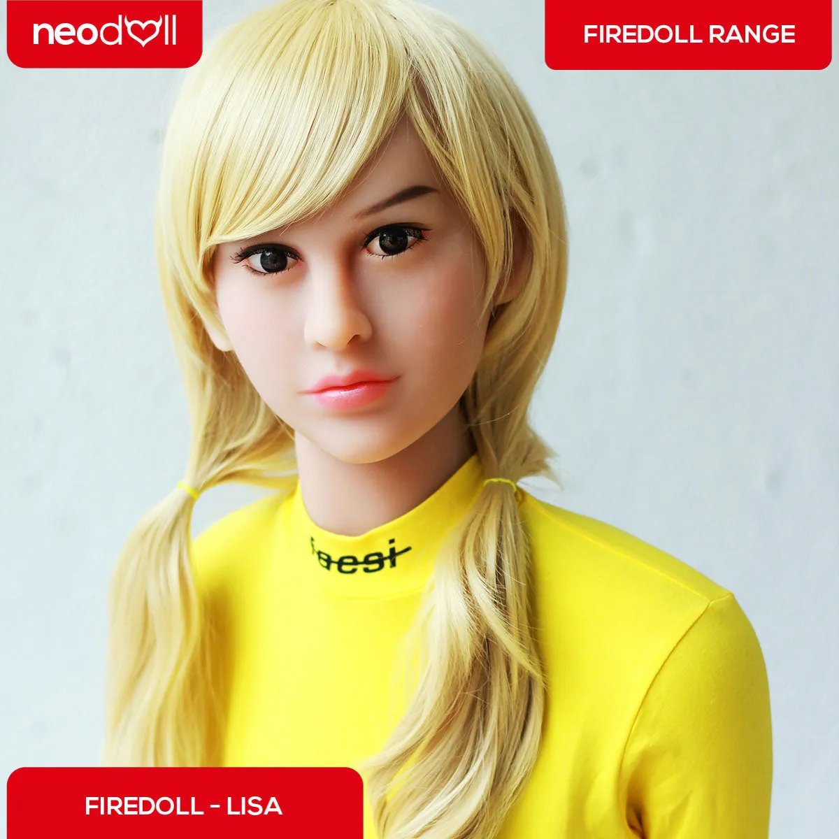 Fire Doll - Lisa - Realistic Sex Doll - Tongue included - 158cm - Natural