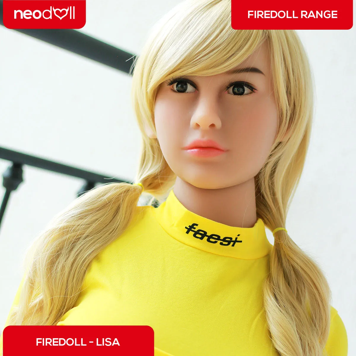 Fire Doll - Lisa - Realistic Sex Doll - Tongue included - 158cm - Natural