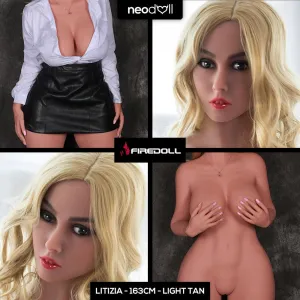 Fire Doll - Litizia - Realistic Sex Doll - Tongue included - Fat Body - 163cm