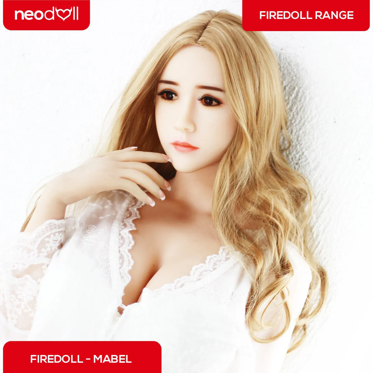Fire Doll - Mabel - Realistic Sex Doll - Tongue included - 158cm - Natural