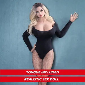 Fire Doll - Marcia - Realistic Sex Doll - Tongue included - 170cm - LightTan