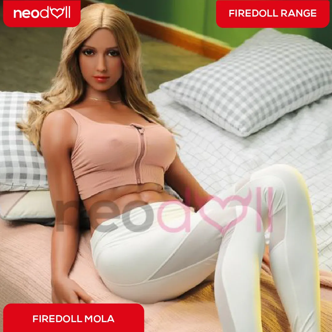 Fire Doll - Mola - Realistic Sex Doll - Tongue included 164cm - Light Tan