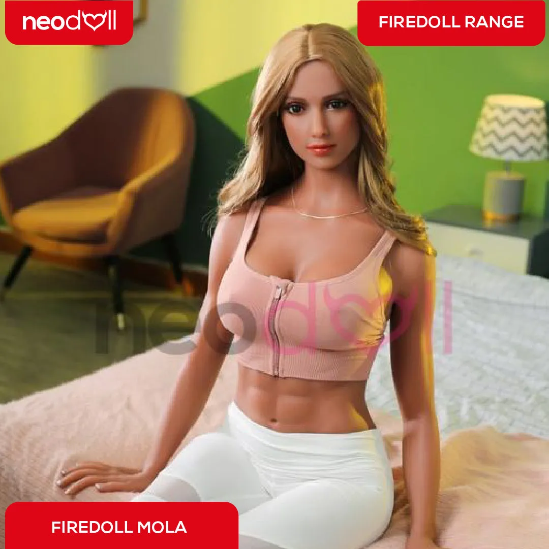 Fire Doll - Mola - Realistic Sex Doll - Tongue included 164cm - Light Tan