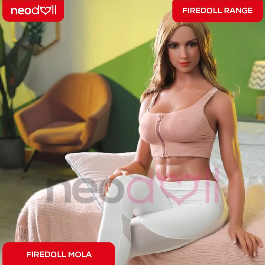 Fire Doll - Mola - Realistic Sex Doll - Tongue included 164cm - Light Tan