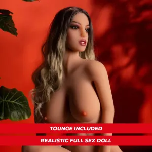 Fire Doll - Winni - Realistic Sex Doll - Tongue included - 165cm - LightTan