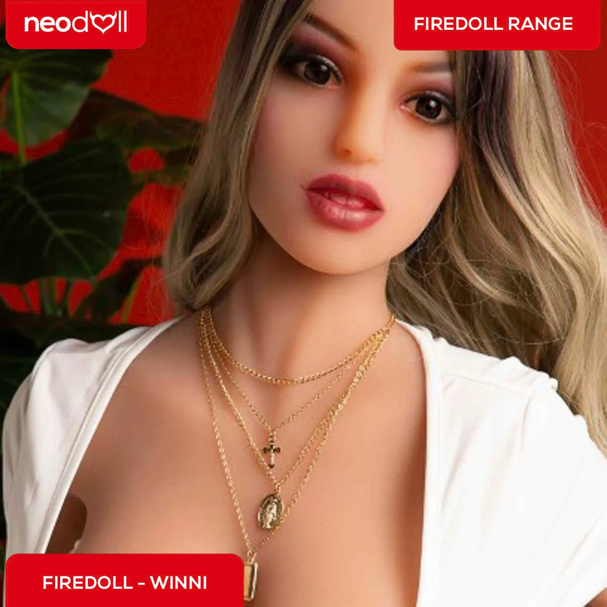 Fire Doll - Winni - Realistic Sex Doll - Tongue included - 165cm - LightTan