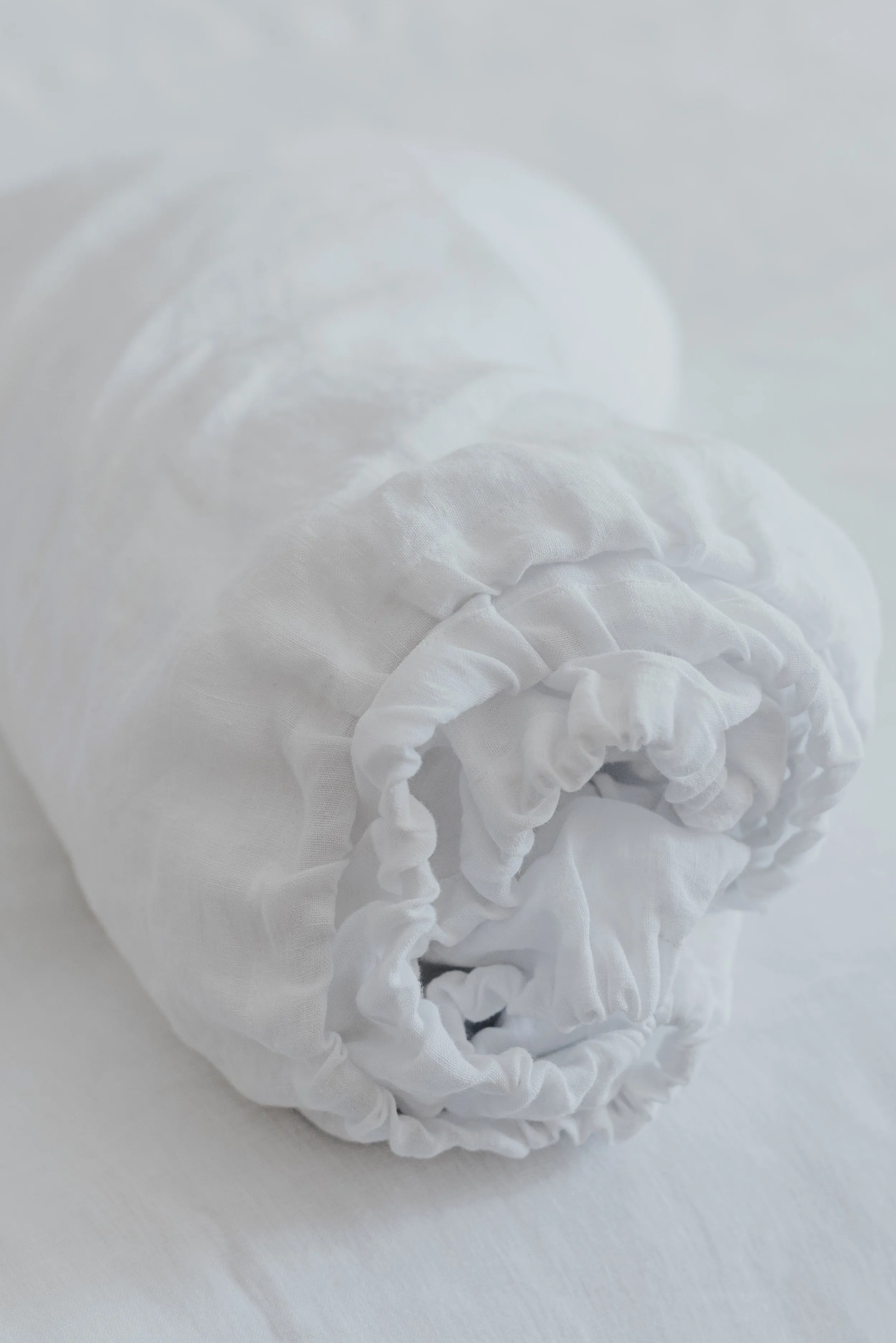 Fitted Sheet and Pillowcases Set - White