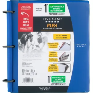 Five Star FiveStar Flex Hybrid 1" NoteBinder