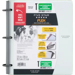 Five Star FiveStar Flex Hybrid 1" NoteBinder