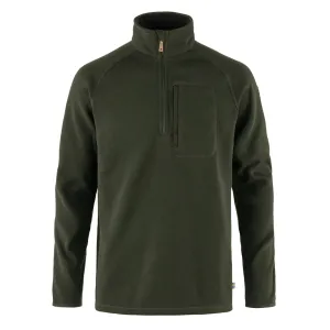 Fjallraven Ovik Fleece Half Zip Deep Forest