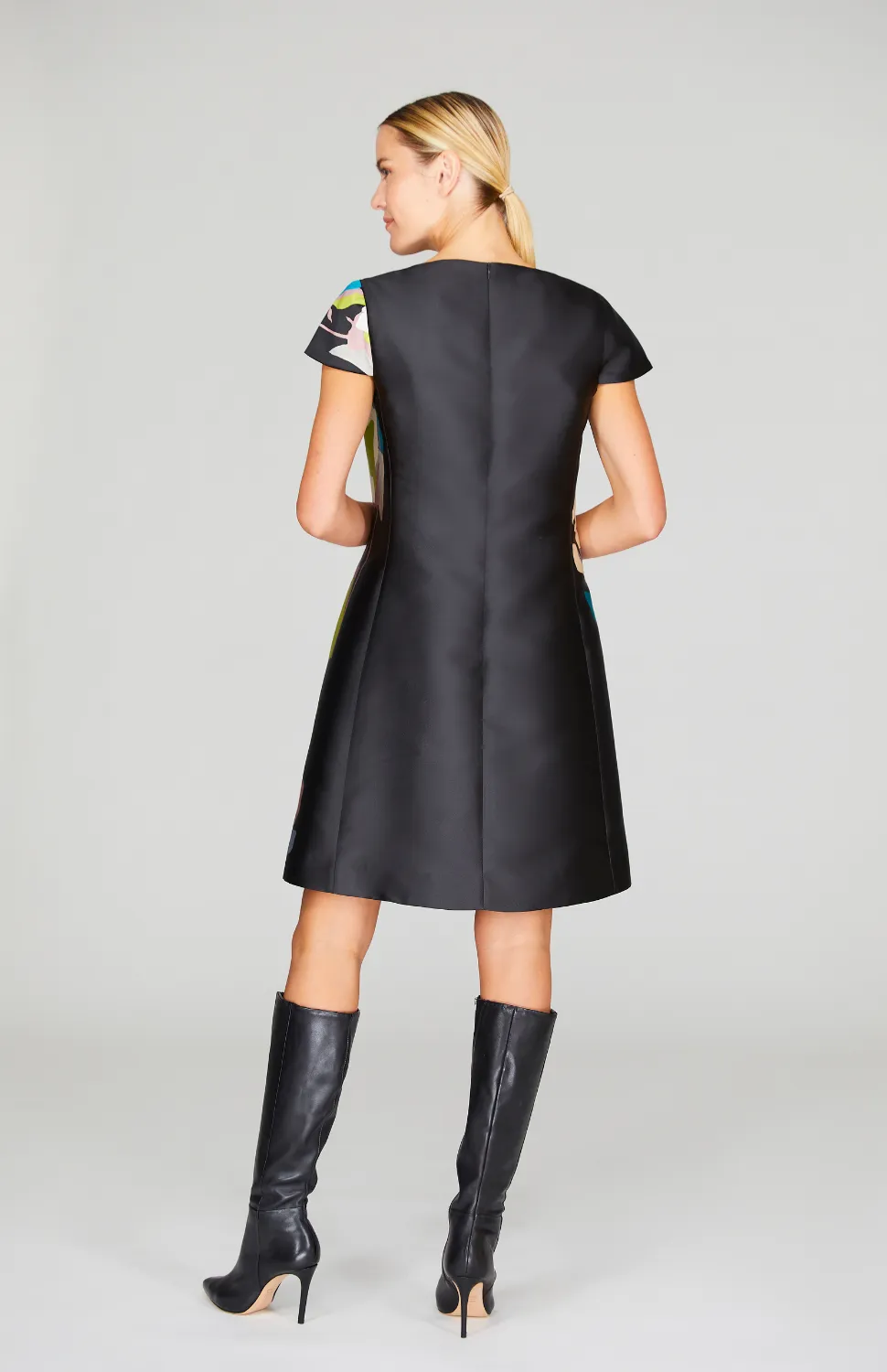 Floral Fresco Short Sleeve Shift Dress