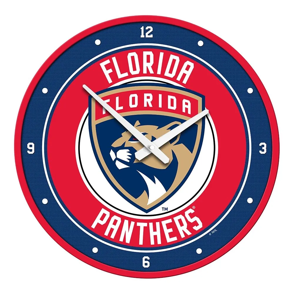 Florida Panthers: Modern Disc Wall Clock