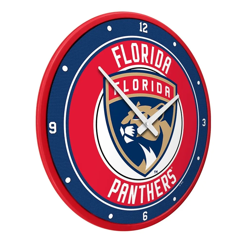 Florida Panthers: Modern Disc Wall Clock