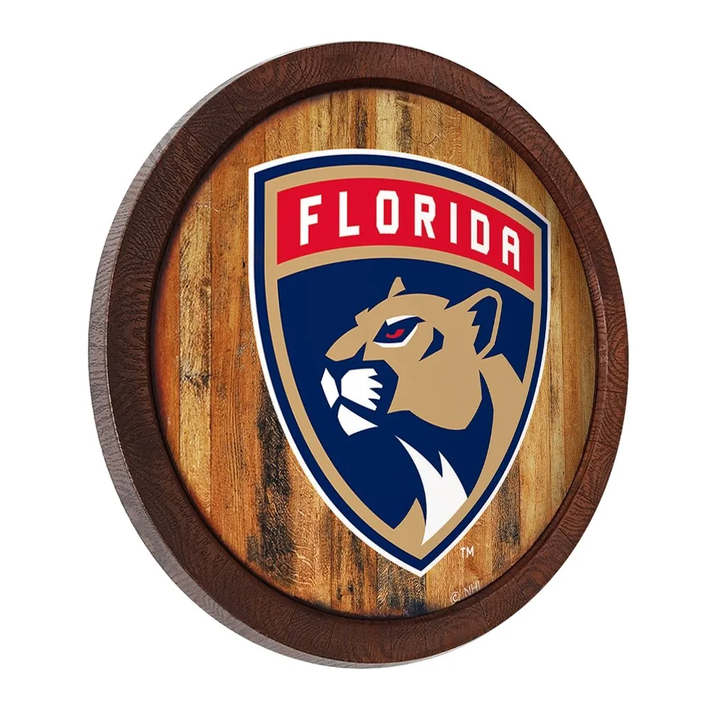Florida Panthers: "Faux" Barrel Top Sign