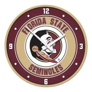 Florida State Seminoles: Modern Disc Wall Clock