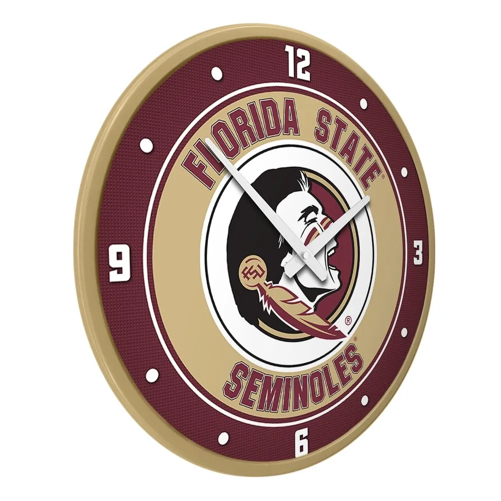 Florida State Seminoles: Modern Disc Wall Clock