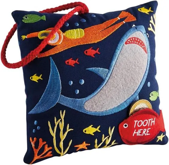 FLOSS & ROCK- DEEP SEA TOOTHFAIRY CUSHION
