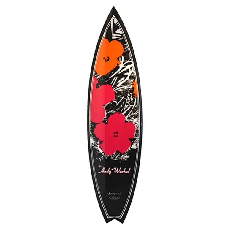 Flowers Surfboard by Andy Warhol